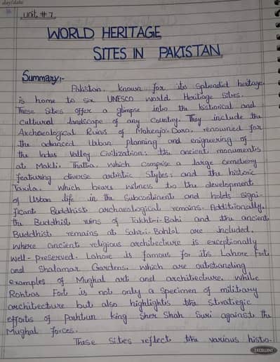 Handwritten Assignments | Neat Urdu English | Rs. 40/Page` 