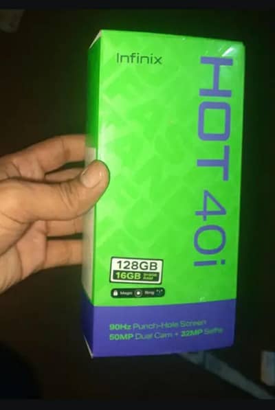 infinix Hot 40i box