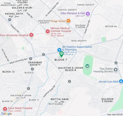 MAIN ROAD FACING SHOP FOR RENT GULISTAN-E-JAUHAR BLOCK 7 UNIVERSITY ROAD