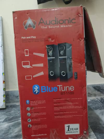 7 months used speakers having Bluetooth, Flash Drive Jack SD card wir