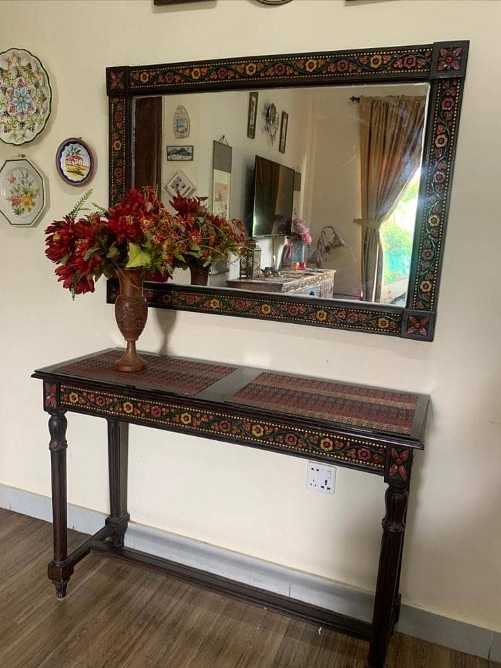 Solid Wood Console 0