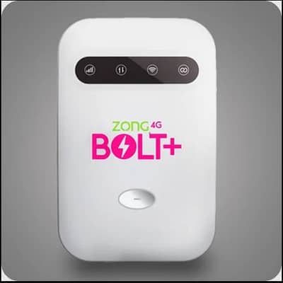 Zong 4G Bolt+Box+Warrenty Card (Locked Zong Network)