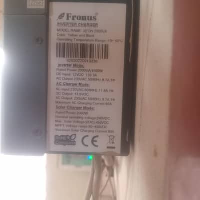Fronus 1inverter PV 2000