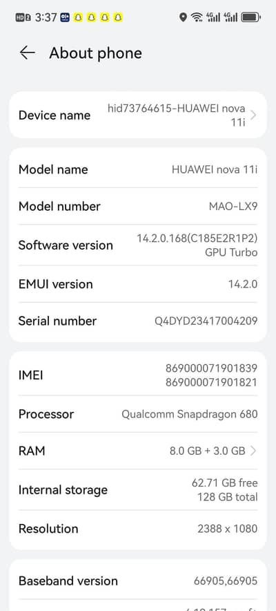 Huawei Nova 11i