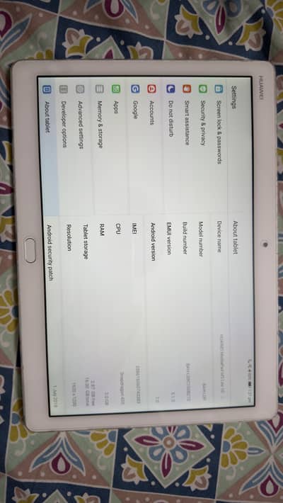 Huawei Media Pad m3 light 10