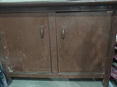 Pure Wooden Iron Table (Istri Table)