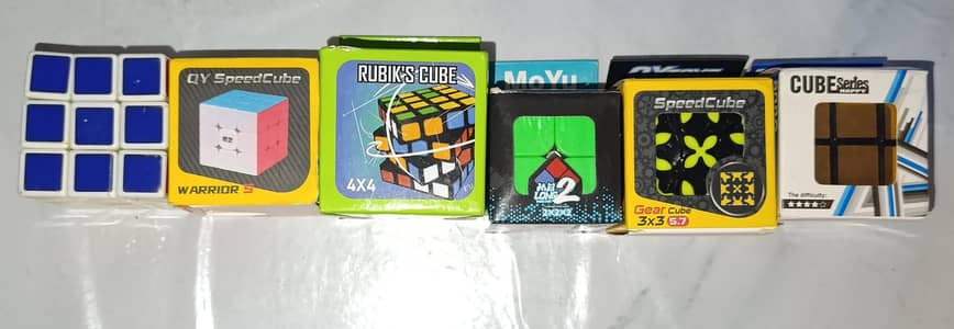 Set of Rubix cubes