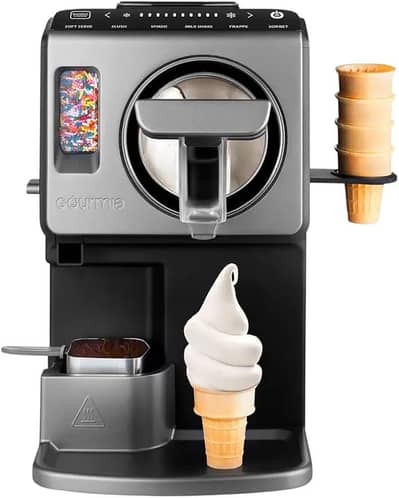 Gourmia 2-QT Automatic Soft Serve Ice Cream & Frozen Drink Maker Slush