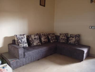 Surmawala 7-seater L - Shaped sofa