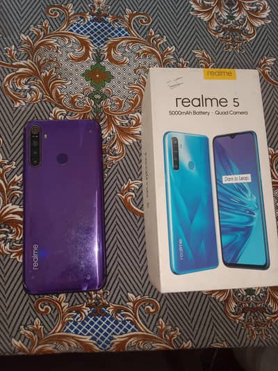 Realme 5 with box 4/64 all ok