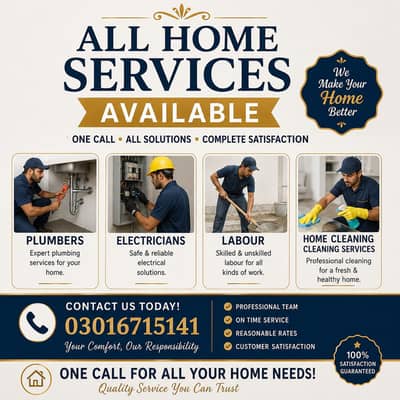 electricity plumber labour All service available