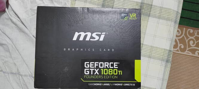 Nvidia  GTX 1080TI Founder Edition