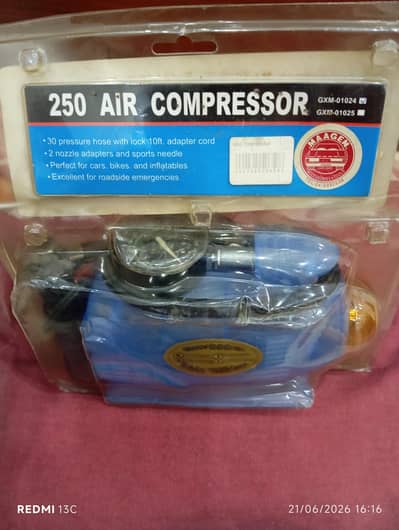 250 air compressor with pressure check made in taiwan