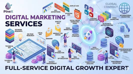 Digital Marketing And Web Development Services Available