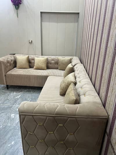 L shape sofa brand. new