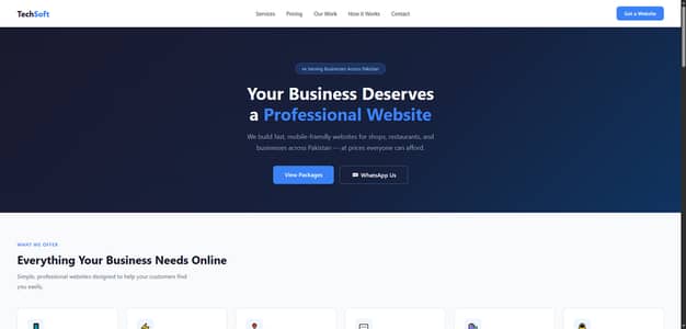 Professional Website Design — Rs. 2000 only | All Pakistan