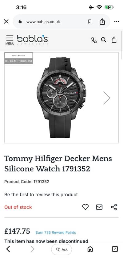 Tommy Hilfigure Orignal