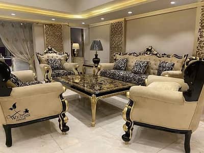 chinioti wooden sofa set and master molti from