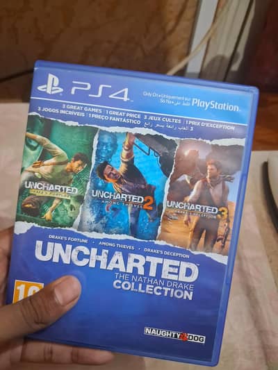 Uncharted Nathan Drake Collection PS4 DVD