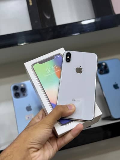 iPhone X 256GB PTA Approved | Complete Box | Face ID Working
