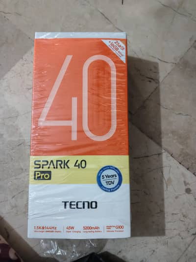 Techno spark 40 pro new