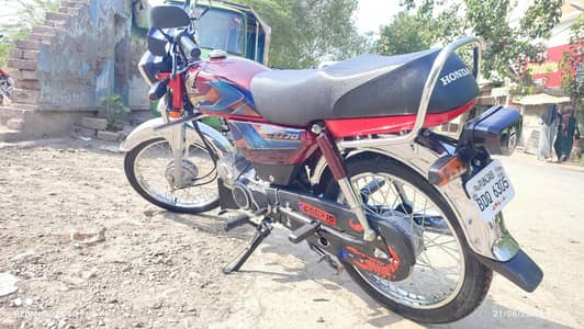 Honda CD 70 2026 model 6000km driven