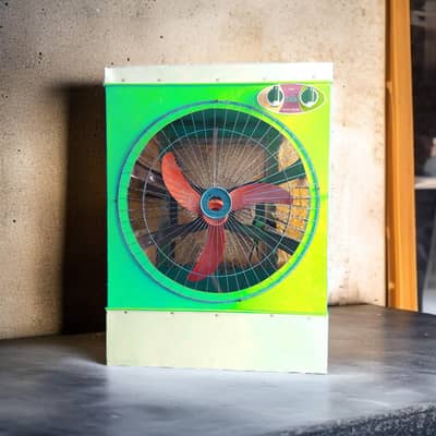 DC 12V Solar Air Cooler Big tank Battery + Solar Chalao New Big Size
