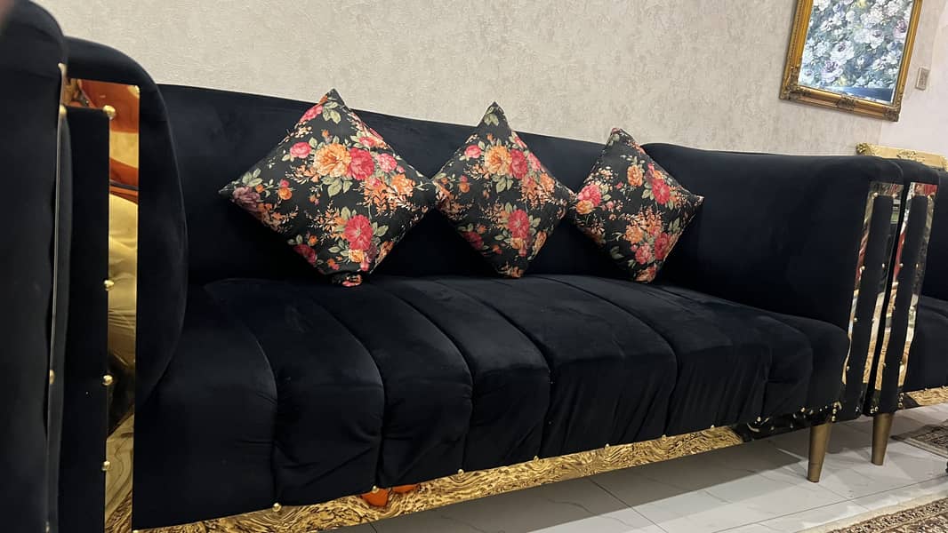 Brass sofa set 2