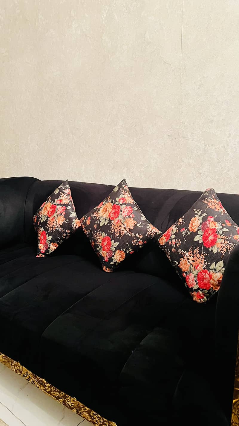 Brass sofa set 5