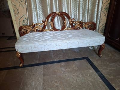 Brand new sofa set 1,1,2,3 and 3 table,and 1 dewaan