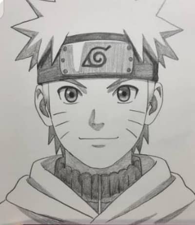 handmade anime pencil sketch for sell