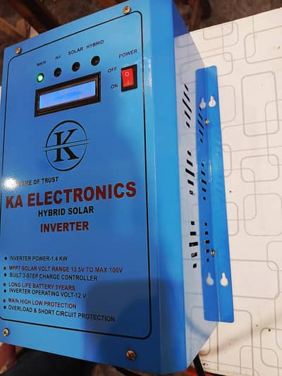Hybrid solar inverter 1400waat fully automatic