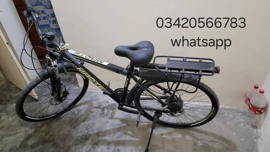 imported 10/10 bicycle 26inch 4month used