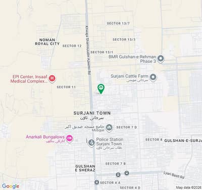 Corner 100 Ft Road Facing Attractive Commercial Plot With G+5 Map