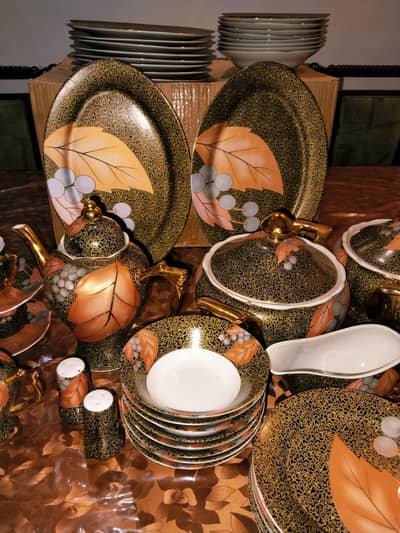 YAMASEN Gold Collection Fine Porcelain (24K Gold Plated, Japan