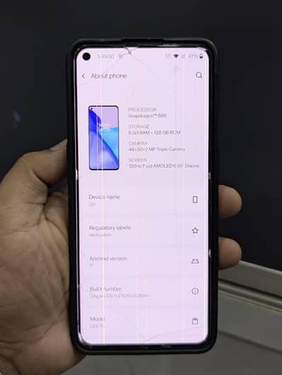 OnePlus 9 (LINE PANEL) 8gb 128gb Pta approved all ok