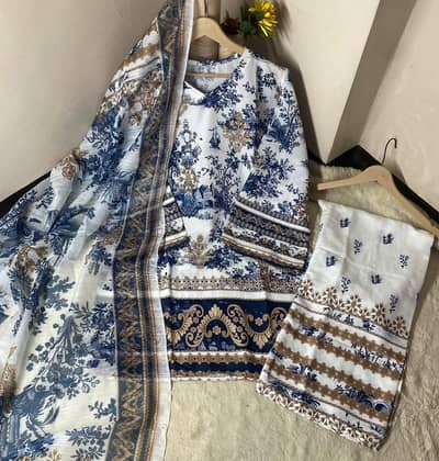 3 PCs lawn dress