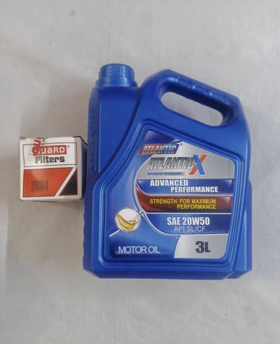 Atlantic oil with filter