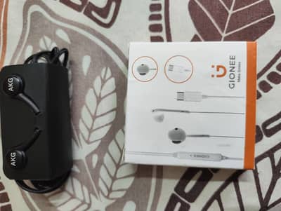 earphone type c gionee handsfree headphones akg samsung