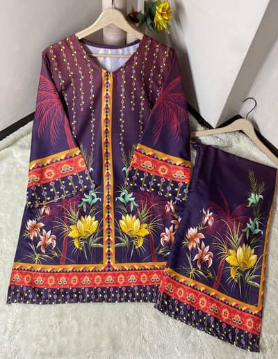 2 PCs lawn dress