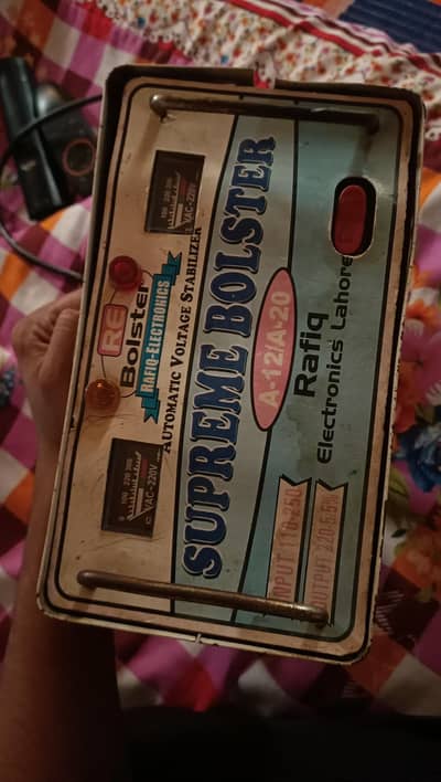 Supreme Voltage Stabilizer 1000 Watts All Ok Condition