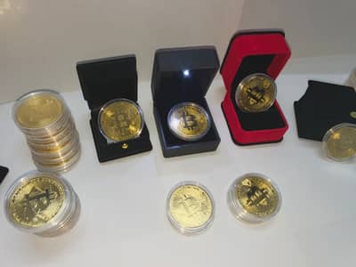 Unique Bitcoin Gift Coin with Luxury Box / Premium Quality