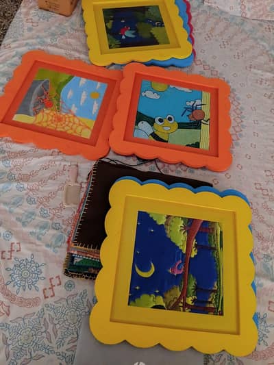 Wooden frame paintings