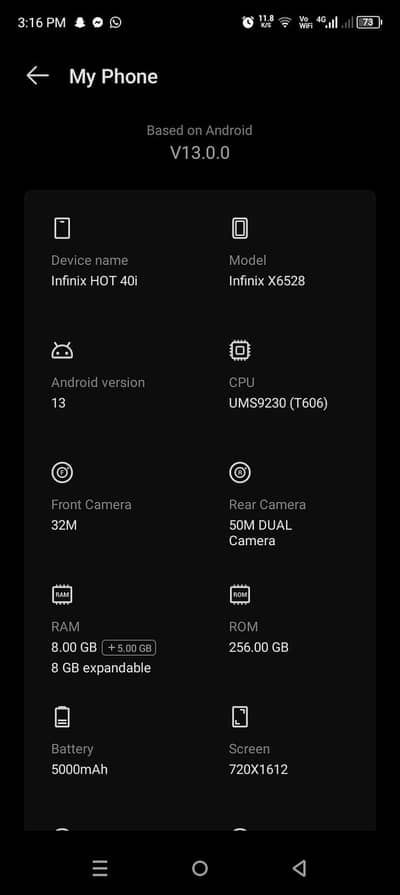 Infinix Hot 40i