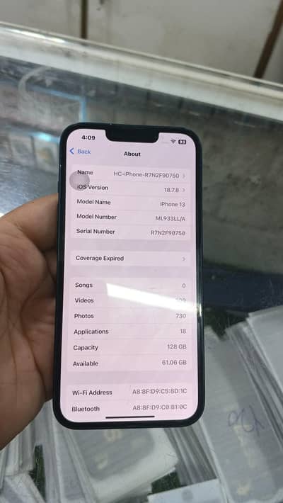 Apple iPhone 13 128gb jv water pack