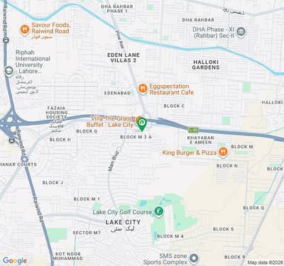 Arz properties offers Main Boulevard & Park Facing 14 marla Residential Plot For Sale In Lake City - Sector M-3A Raiwind Road Lahore