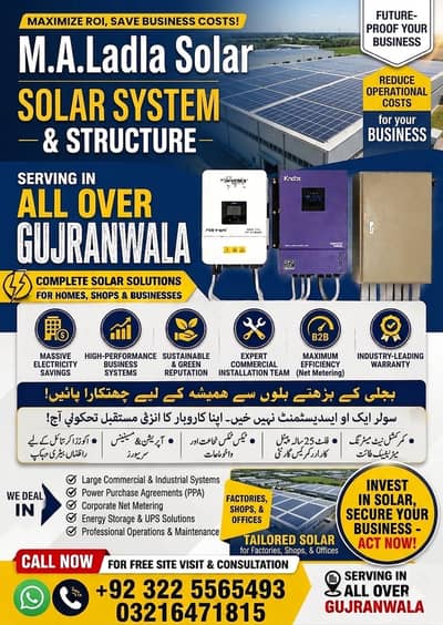 Solar Panels, Structures & Complete Installation Services