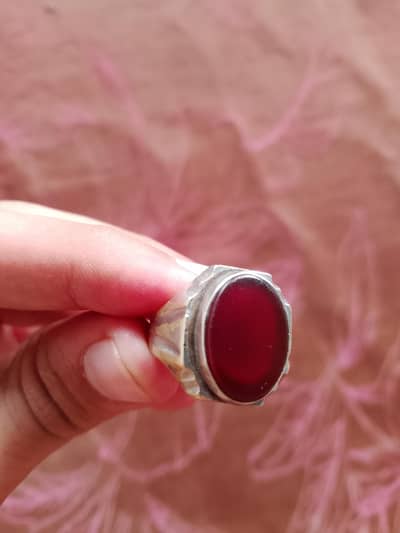 Original Aqeeq Chandi Ring