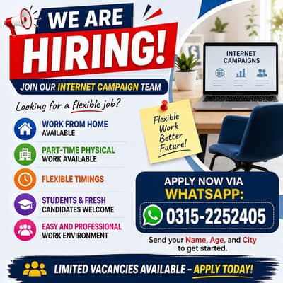 Work from home and part time jobs