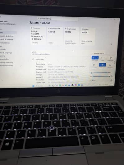 Hp elitebook i5 4gen for sale